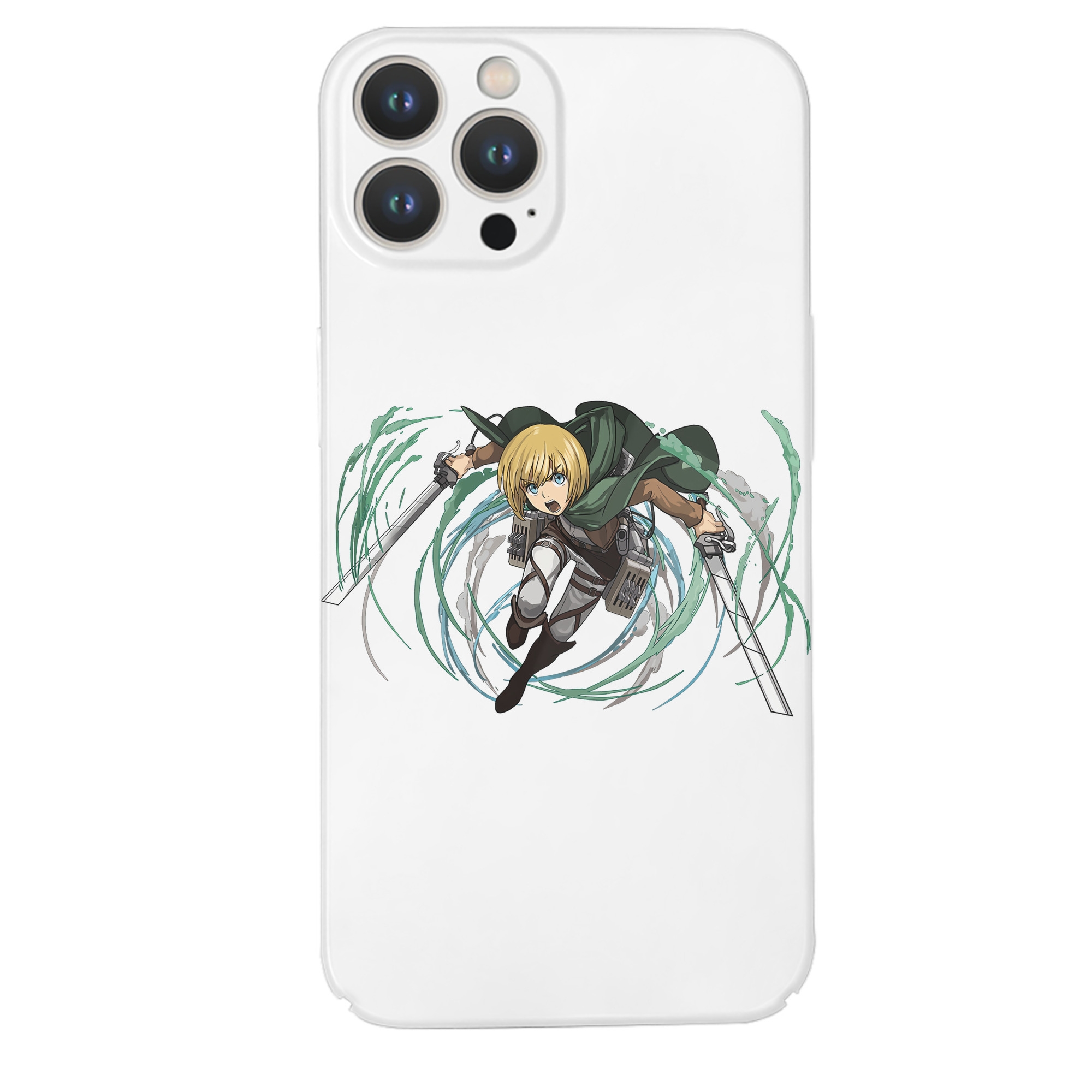 （画像用） 進撃の巨人 アルミン·アルレルト Attack on Titan Armin Arlert 【iPhone 14シリーズ対応】ハードケース